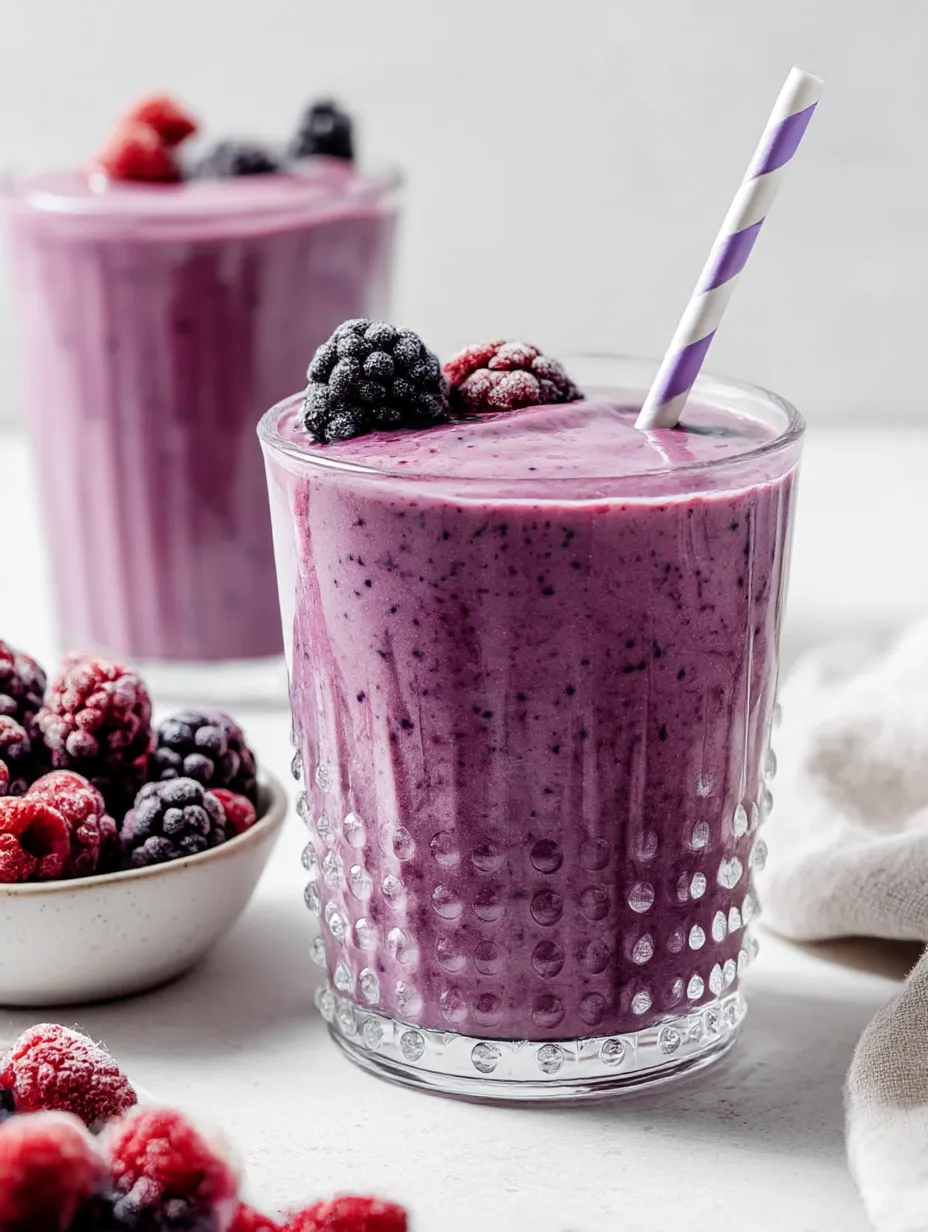 Healthy High Protein Smoothie.