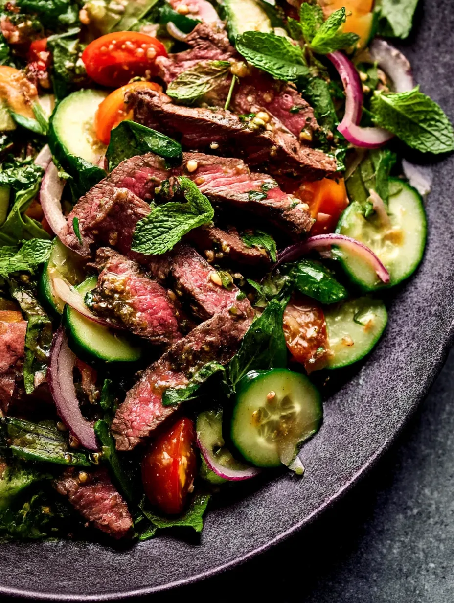 Easy Thai Beef Salad.