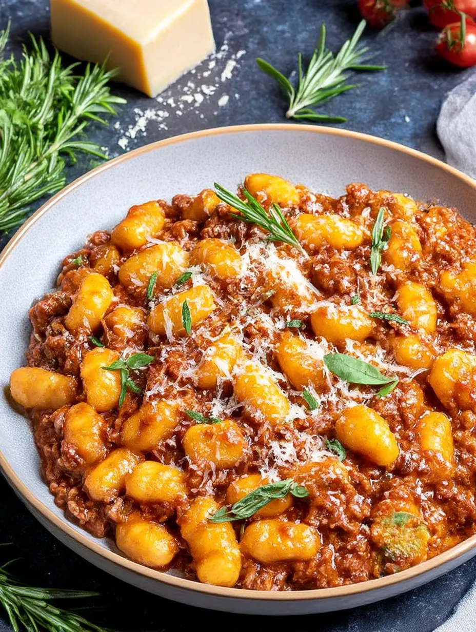A bowl of pasta with cheese and meat.