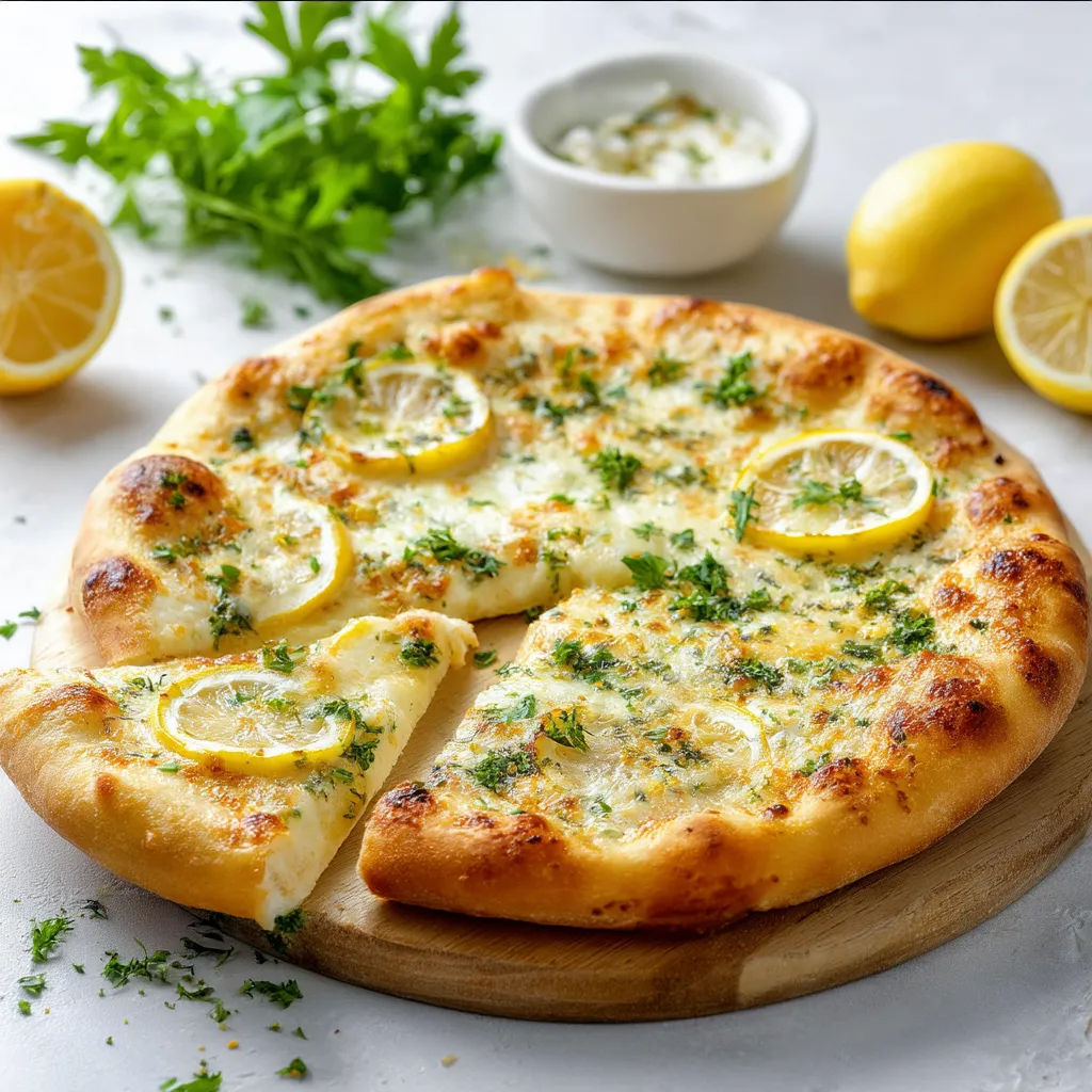 Cheesy Lemon Pizza