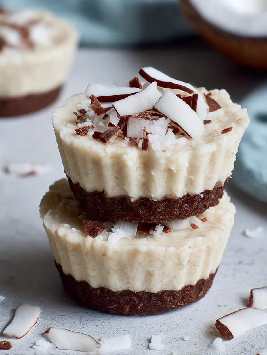 Easy Vegan Coconut Cups.