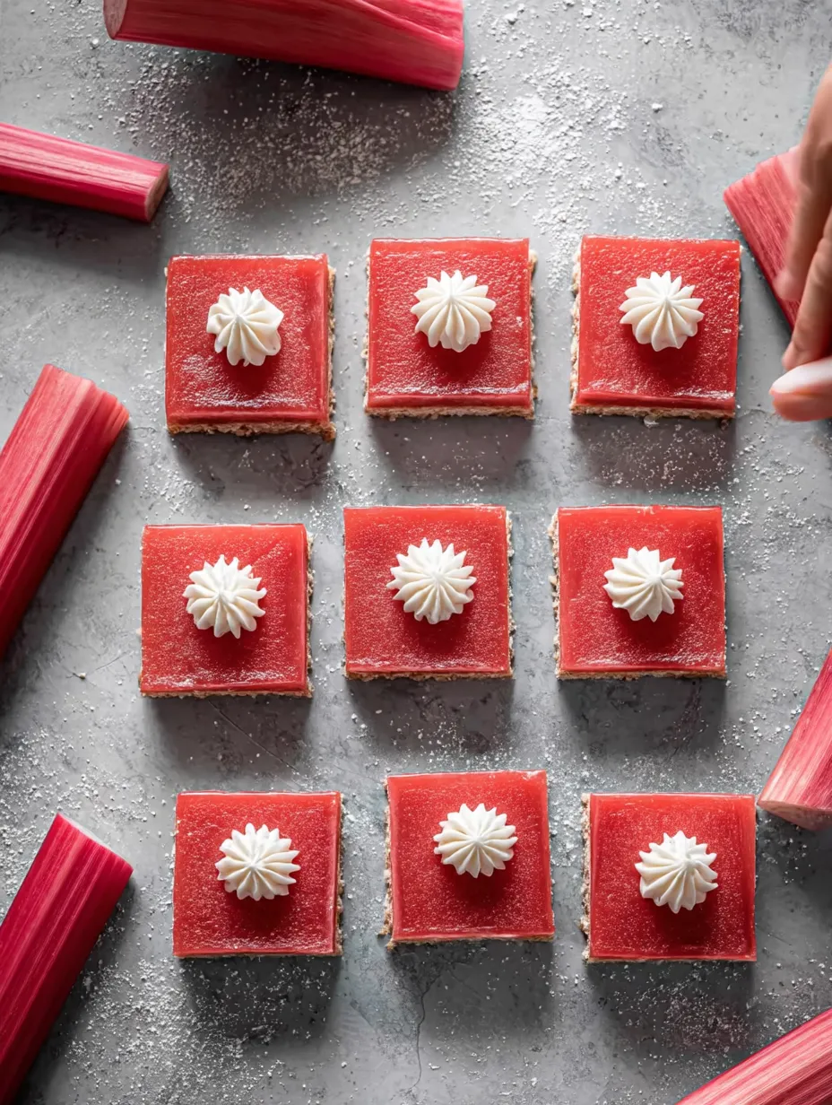 A person is cutting a red and white dessert.