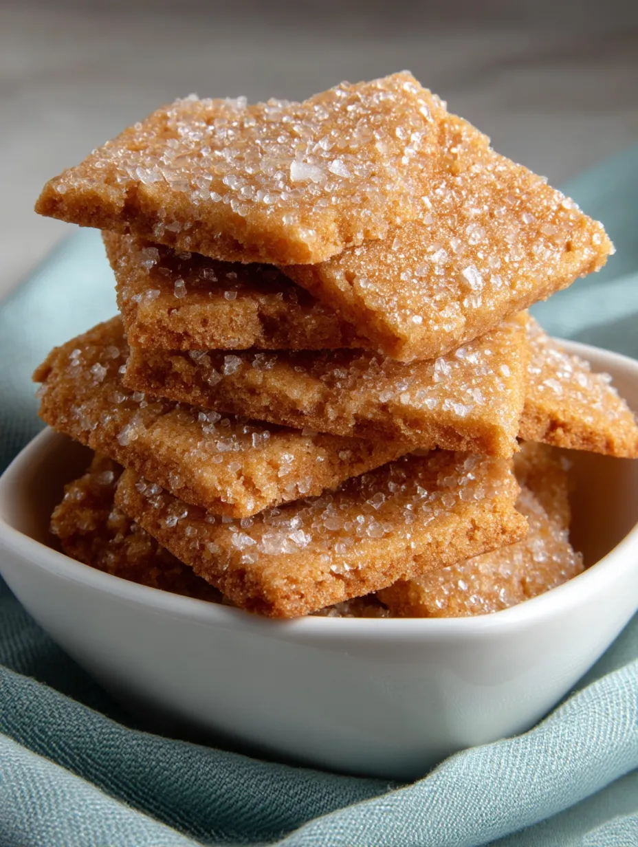 A bowl of Shimmering Maple Crisp Cookies.