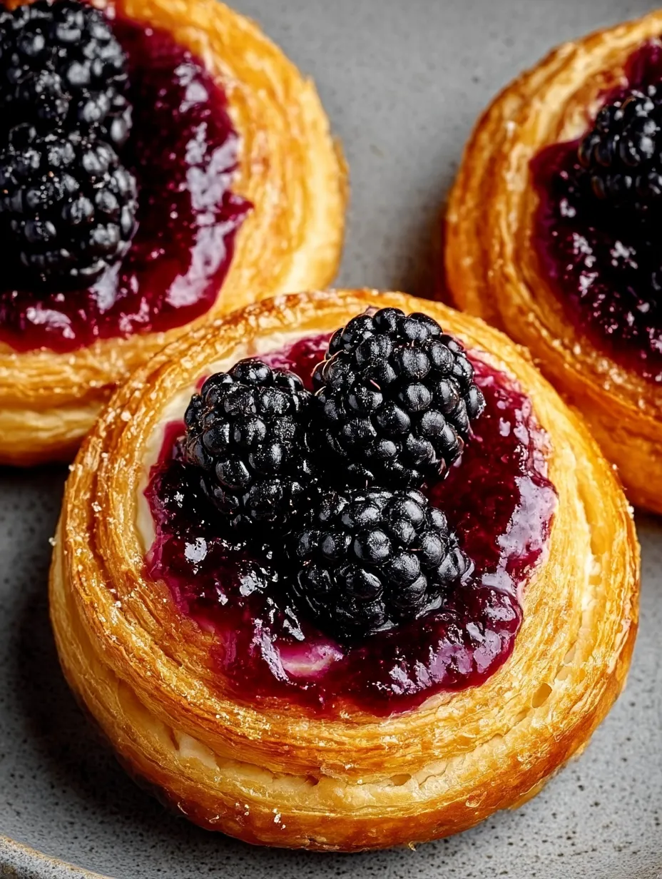 Easy Blackberry Cream Cheese Danish