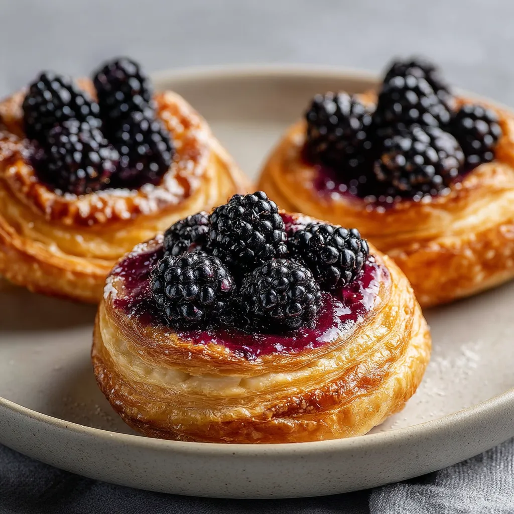 Blackberry and Cream Cheese Pastry.
