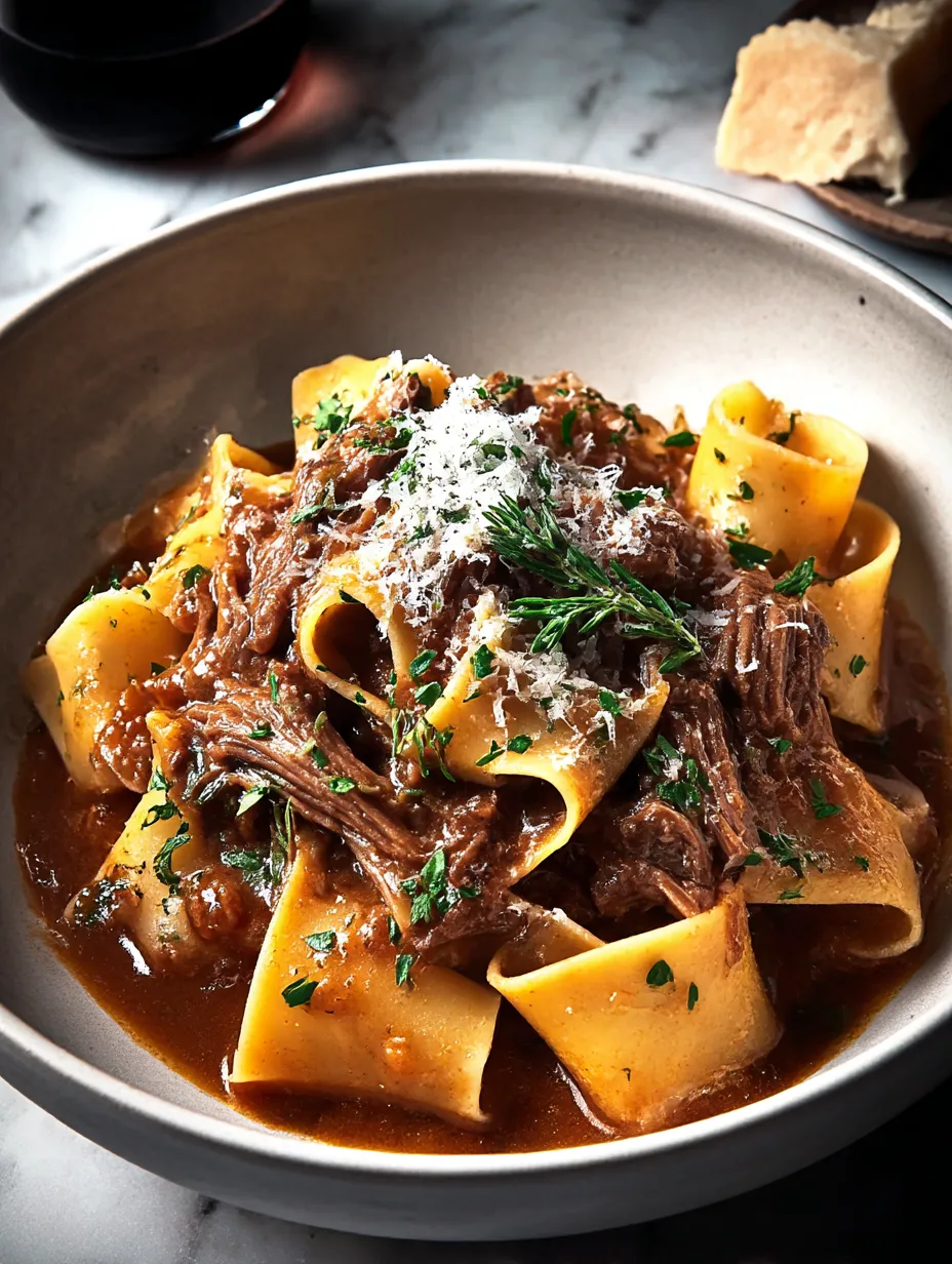 Beef Ragu with Pappardelle Recipe.