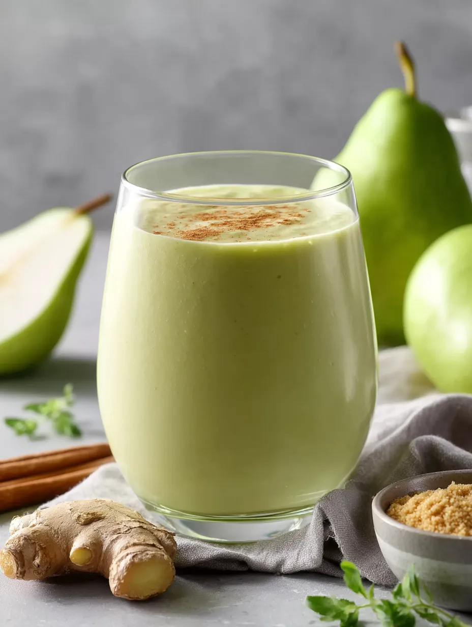 Pear Ginger Smoothie.