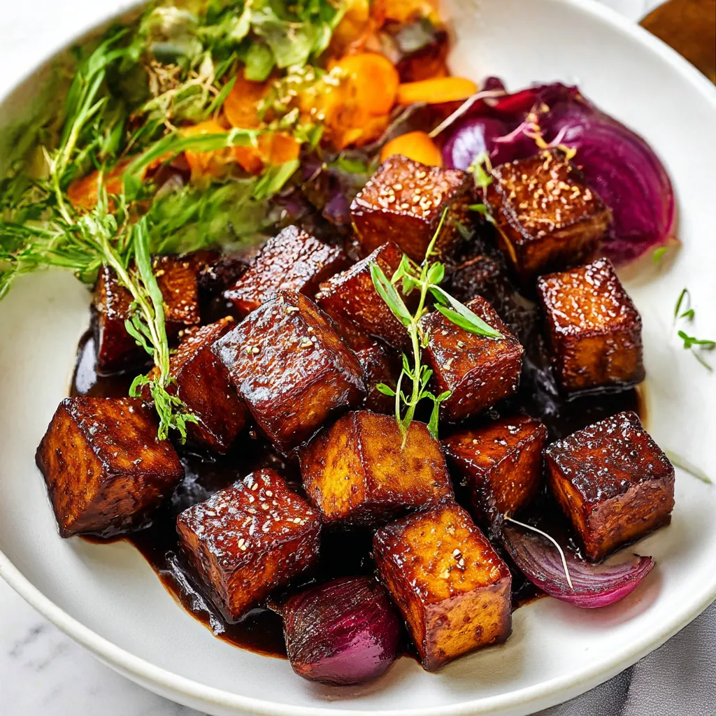 Balsamic Tofu Skillet