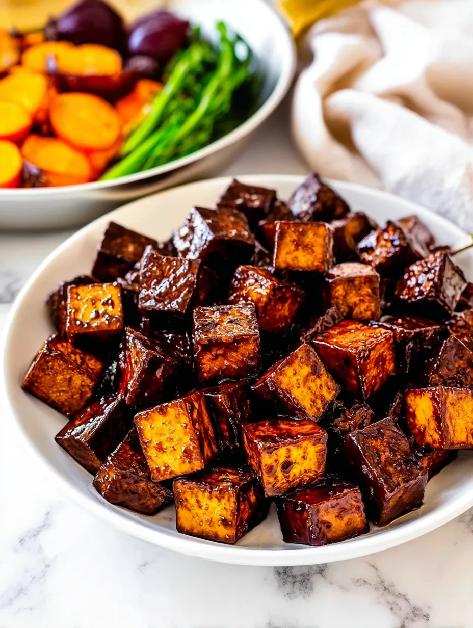 Easy Saucy Skillet Balsamic Tofu.