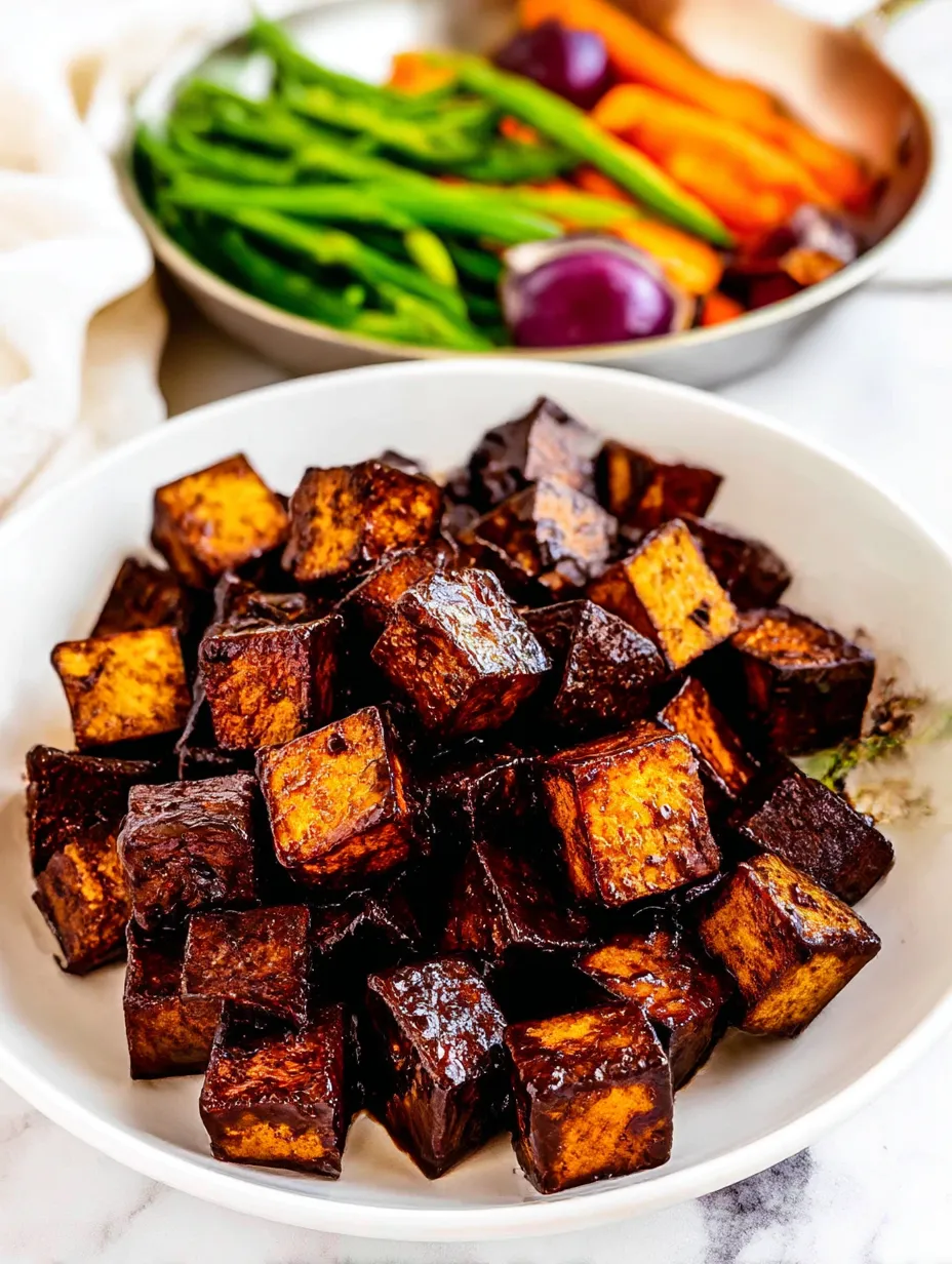 Saucy Skillet Balsamic Tofu Recipe.