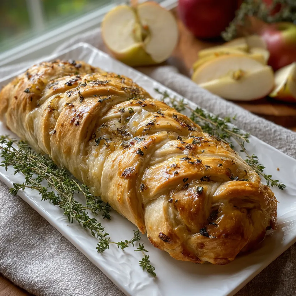 Golden Brie Pastry with Fig