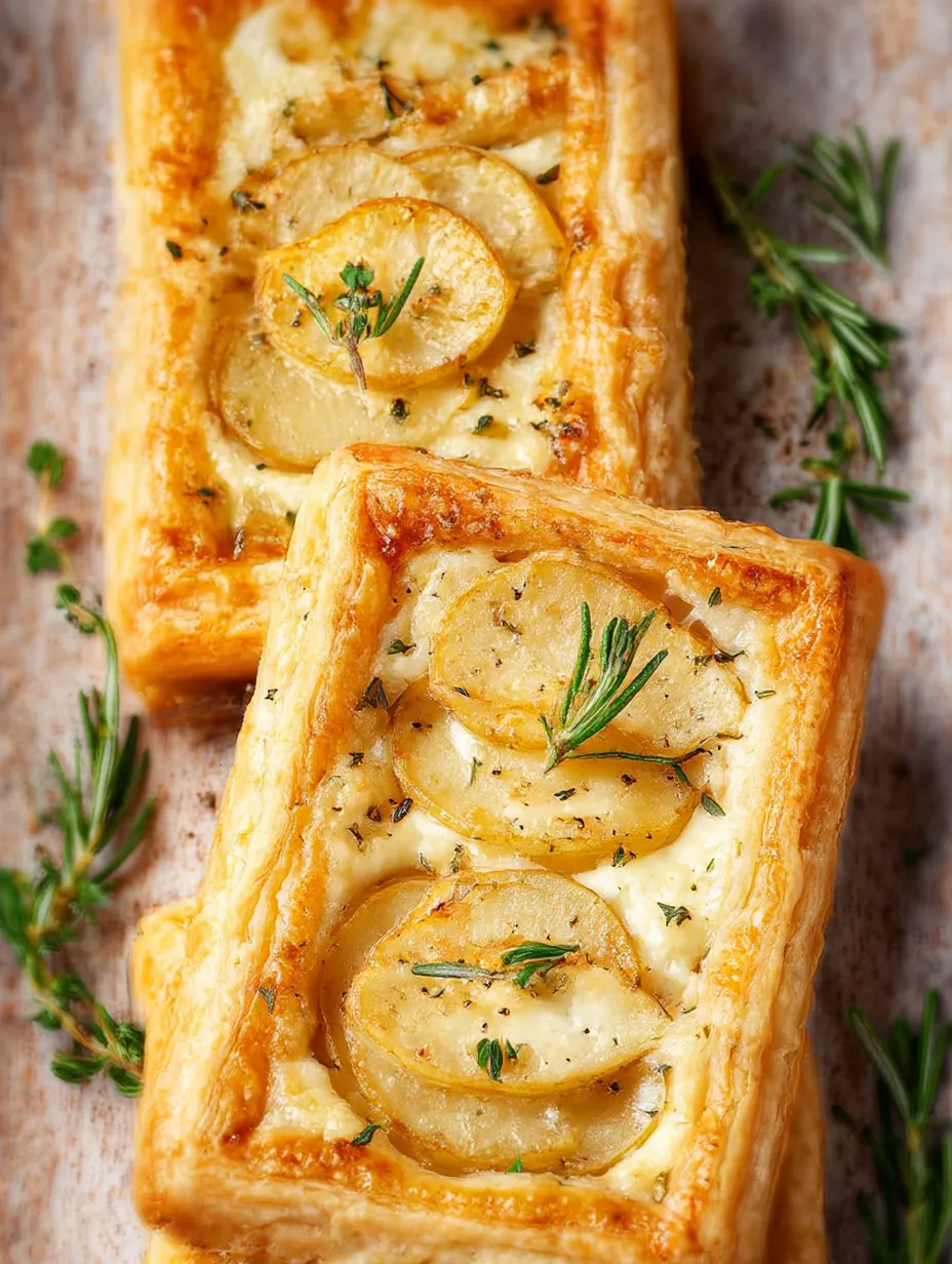 Brie & Potato Tarts.