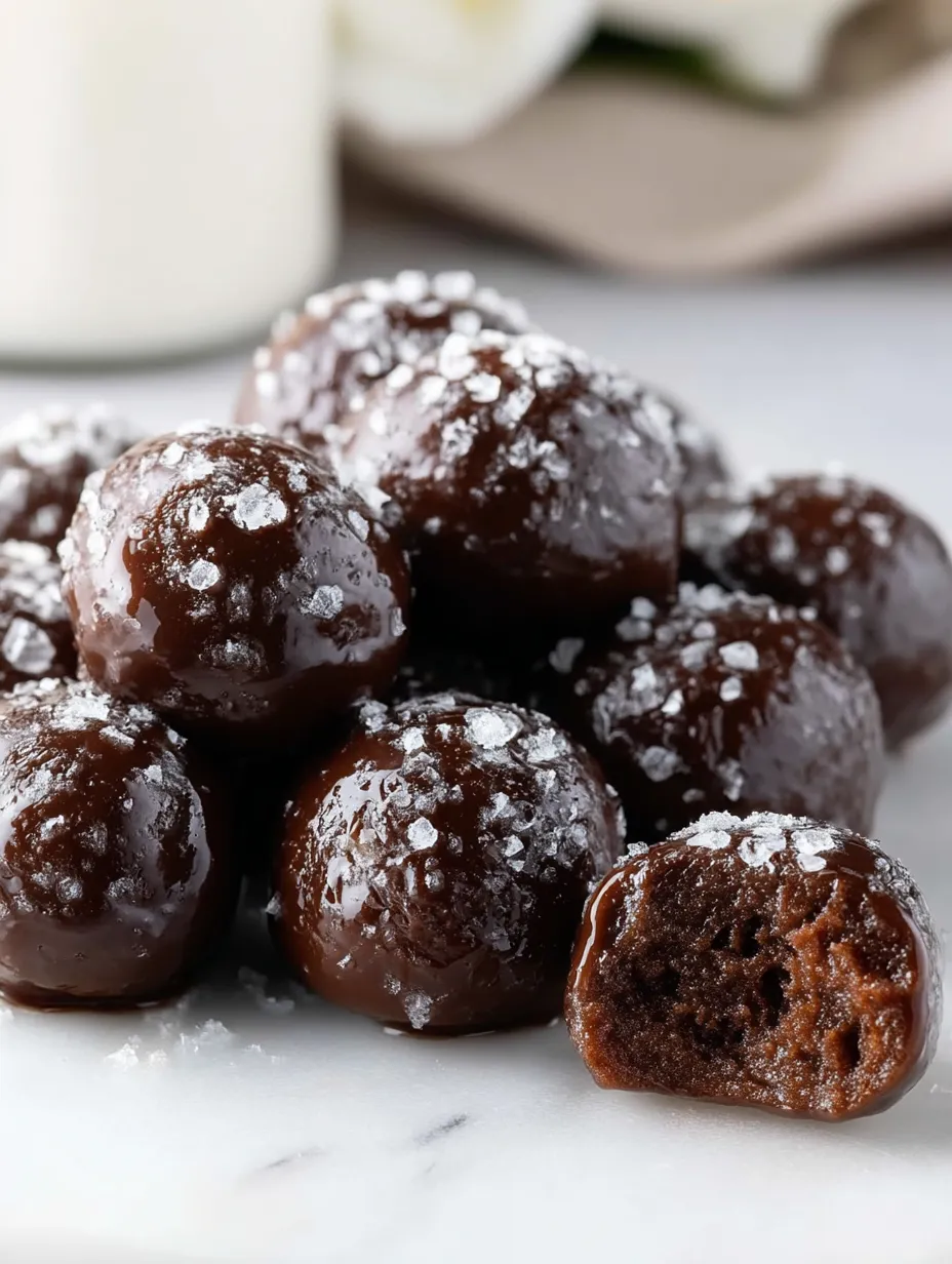 Glazed Chocolate Donut Holes Recipe.