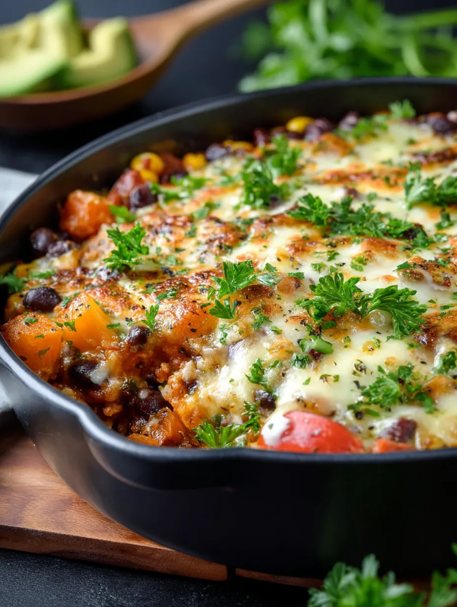 Easy Black Bean Casserole.