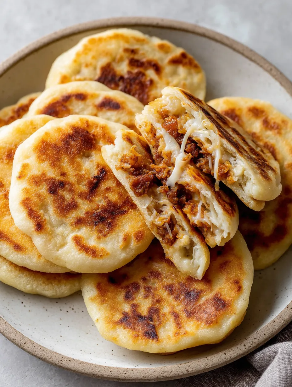 A plate of pupusa.
