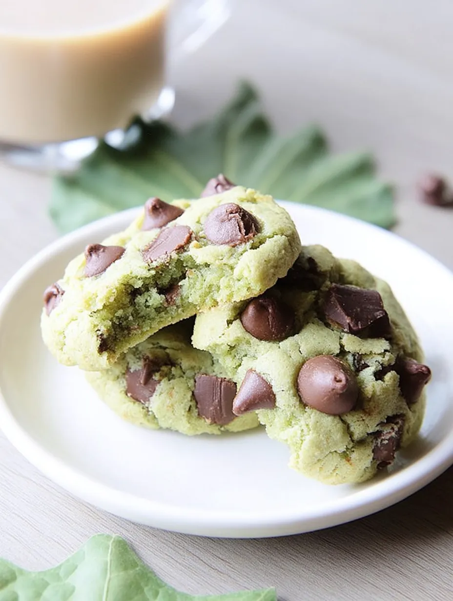 A plate of Avocado Chocolate Chip Chunk Cookie.