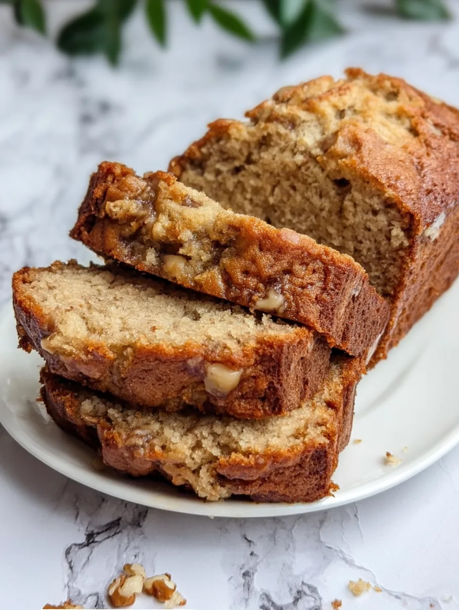 Simple Honey Vanilla Banana Bread.