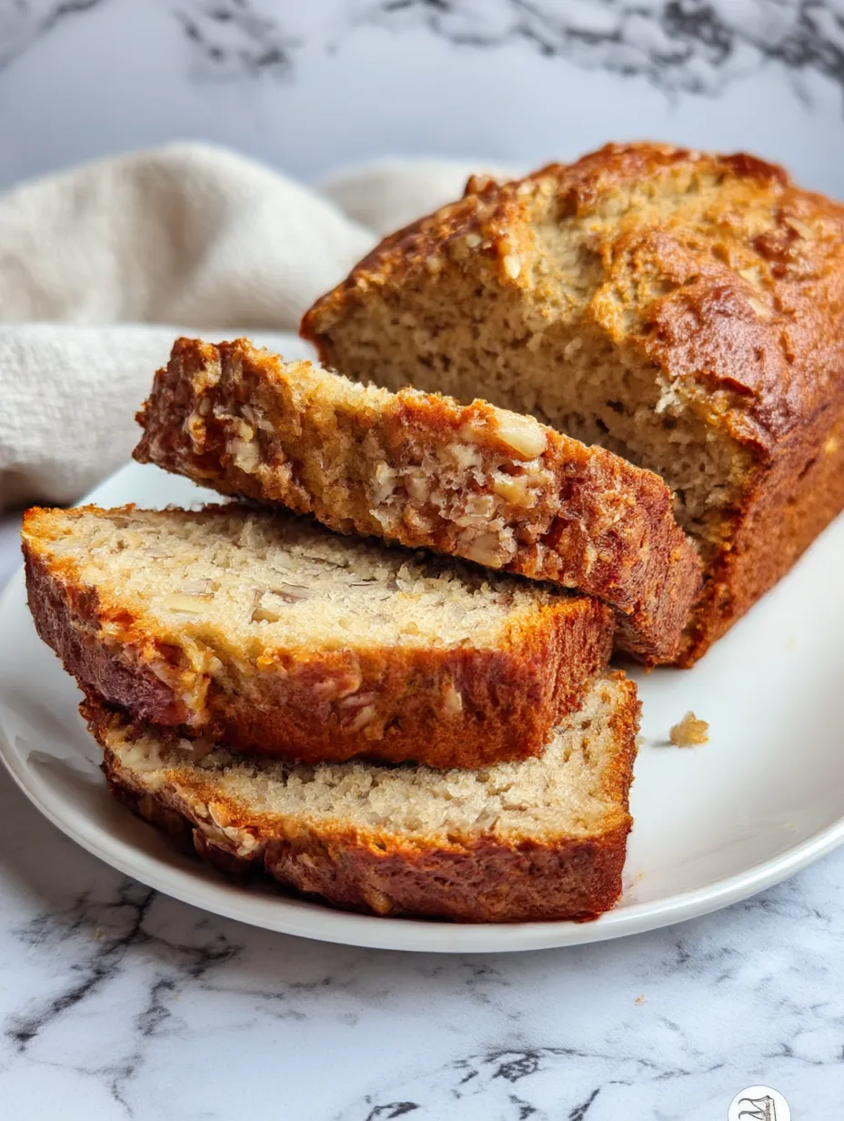 Delicious Honey Vanilla Banana Bread.