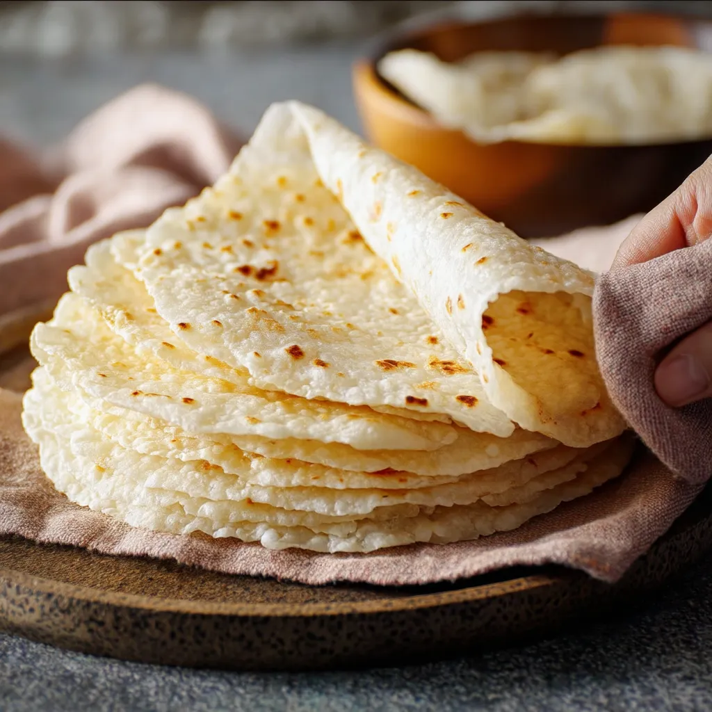 Soft and Easy Rice Tortillas
