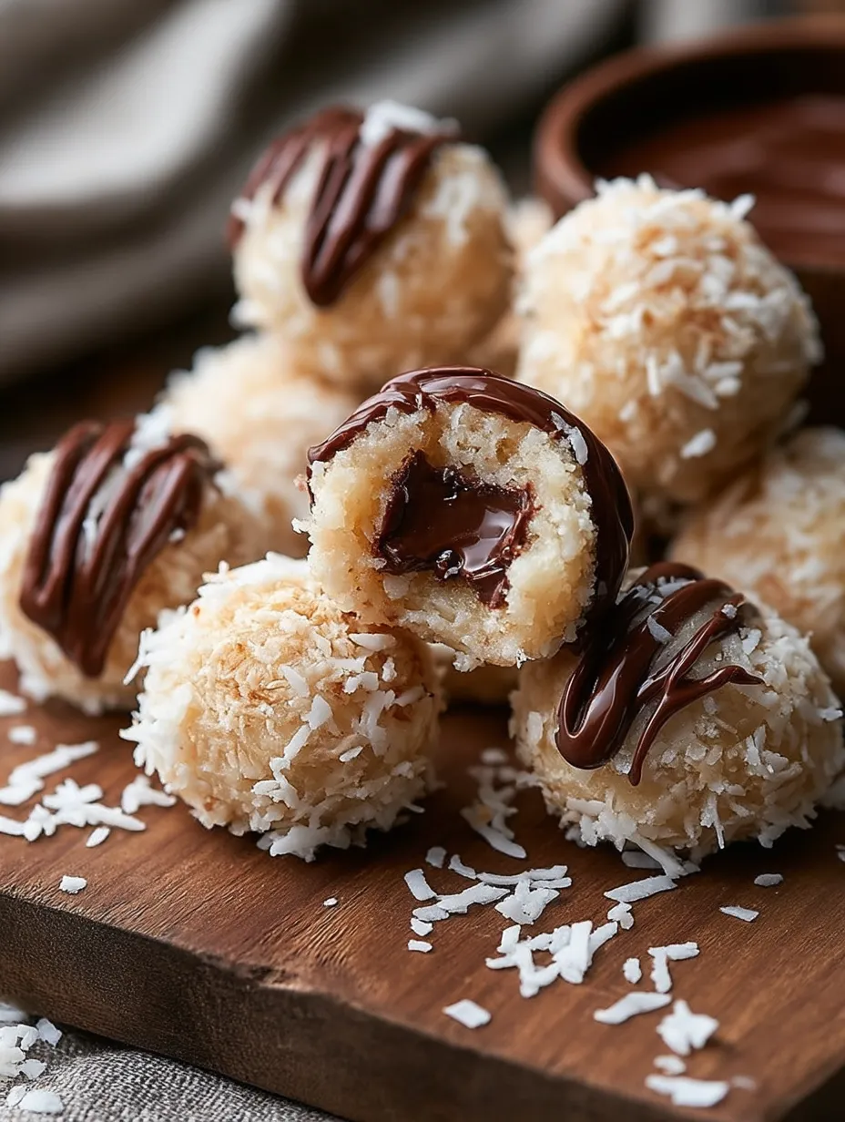 A plate of Coconut Cookie Balls.