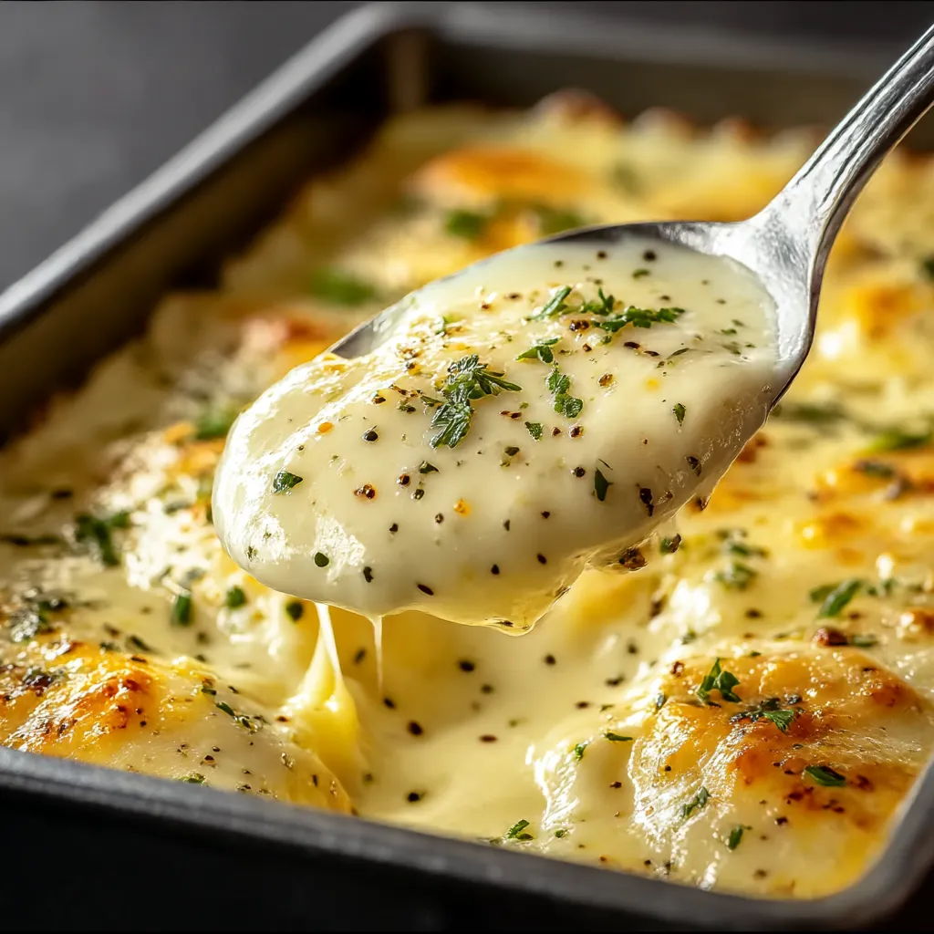 Smooth Garlic Parmesan Sauce