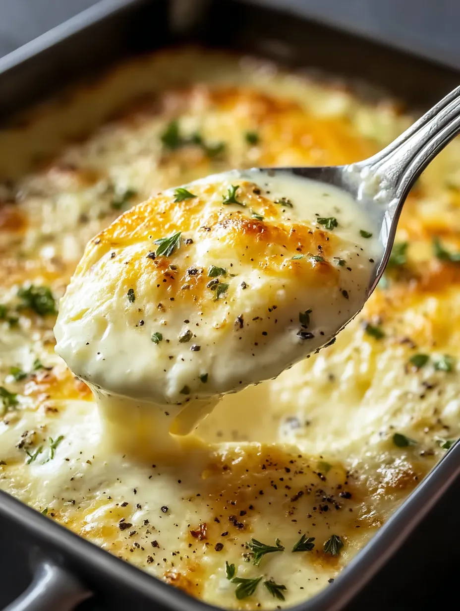 Easy Garlic Parmesan Sauce.