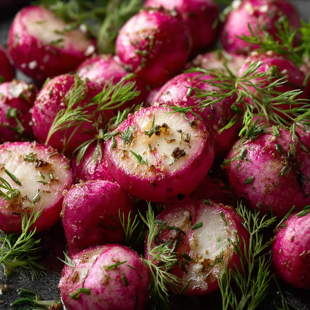 Delicious Dill Radishes