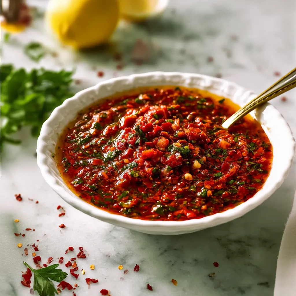 Bright and Tangy Chimichurri Rojo