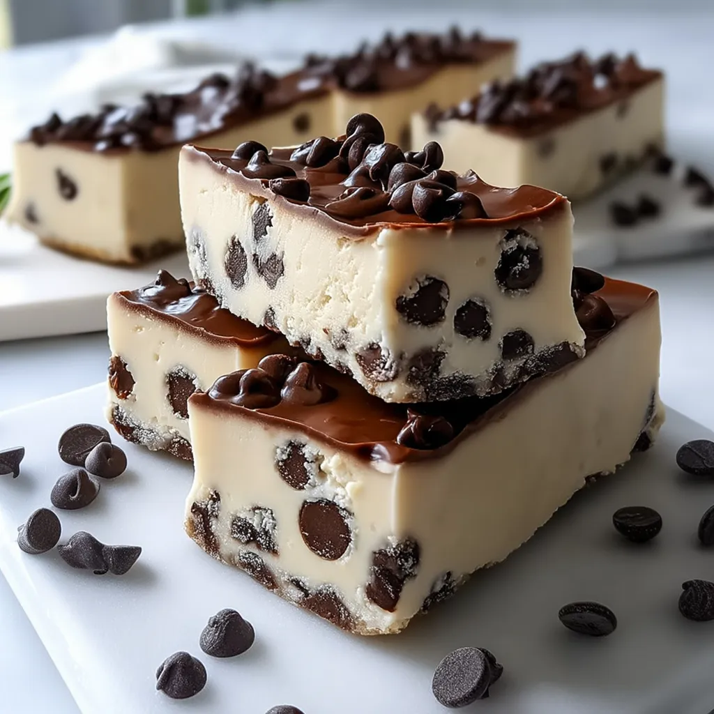 Cheesecake Bars Choco Chip