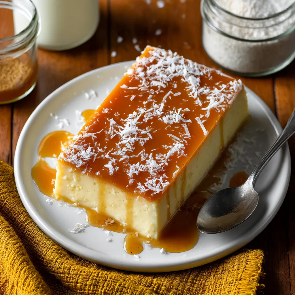 Coconut Flan Antilles