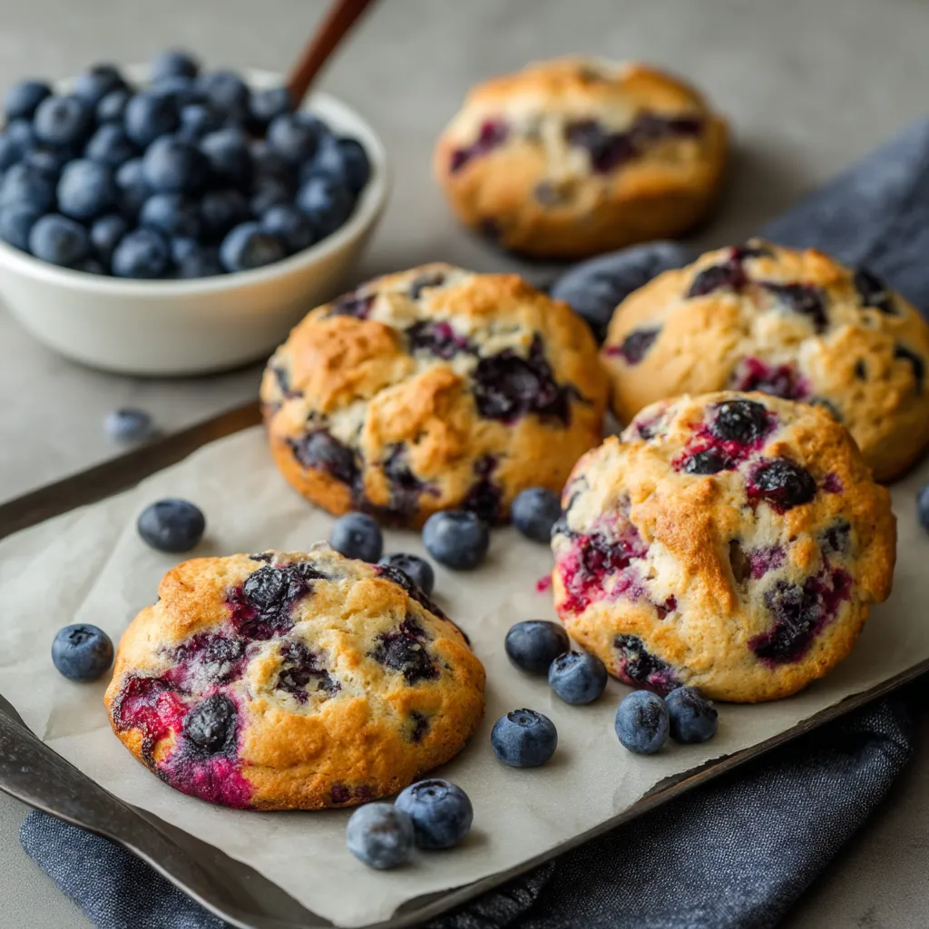 Protein-Packed Blueberry Pastries