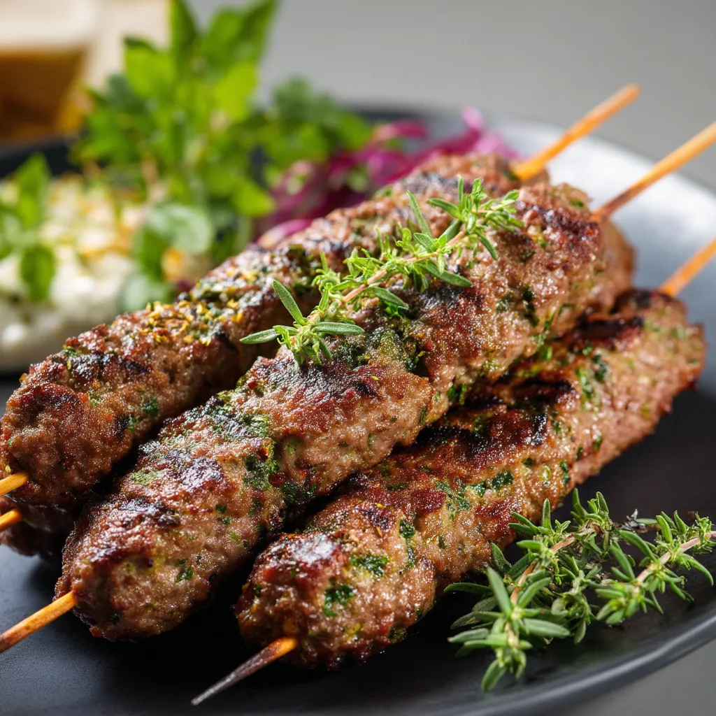 Delicious Kafta Kebabs