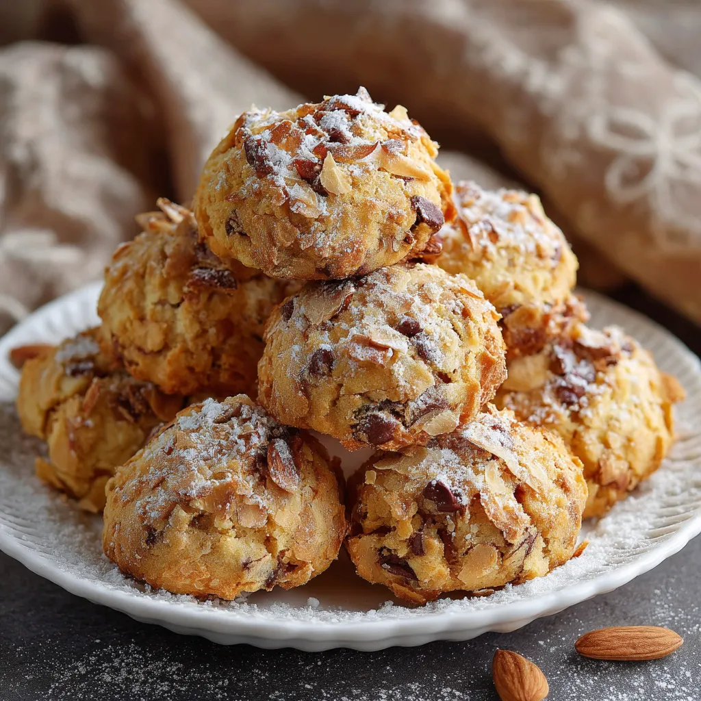 Chocolate Almond Cookies