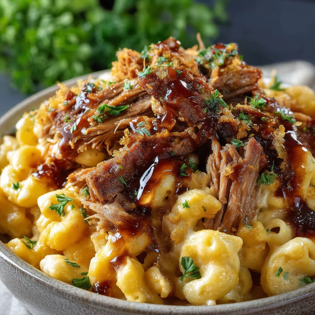 Creamy Brisket Mac and Cheese