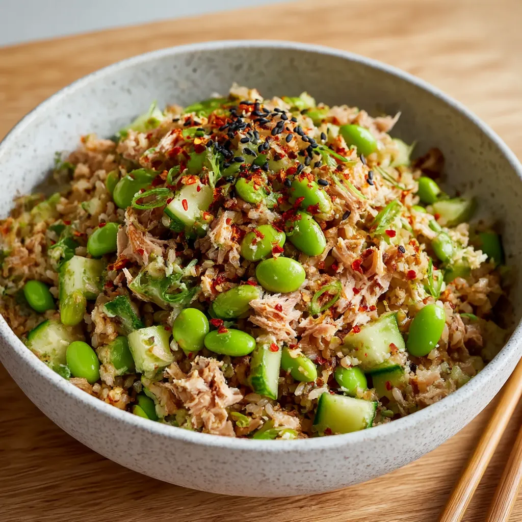 Tuna Avocado Crispy Rice