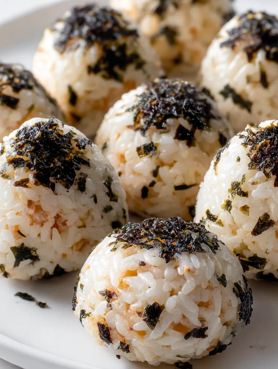 Tasty Tuna Mayo Rice Balls.