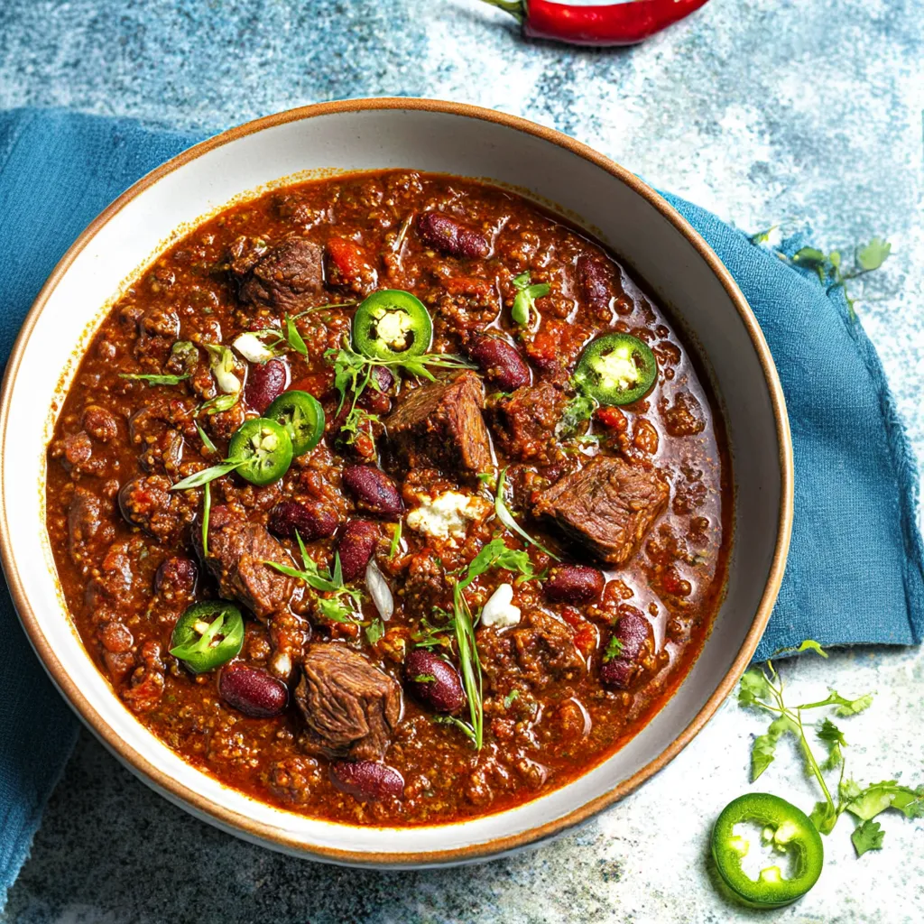Short Rib Chorizo Chili