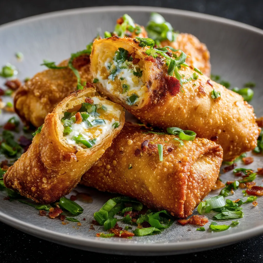 Jalapeno Popper Egg Rolls