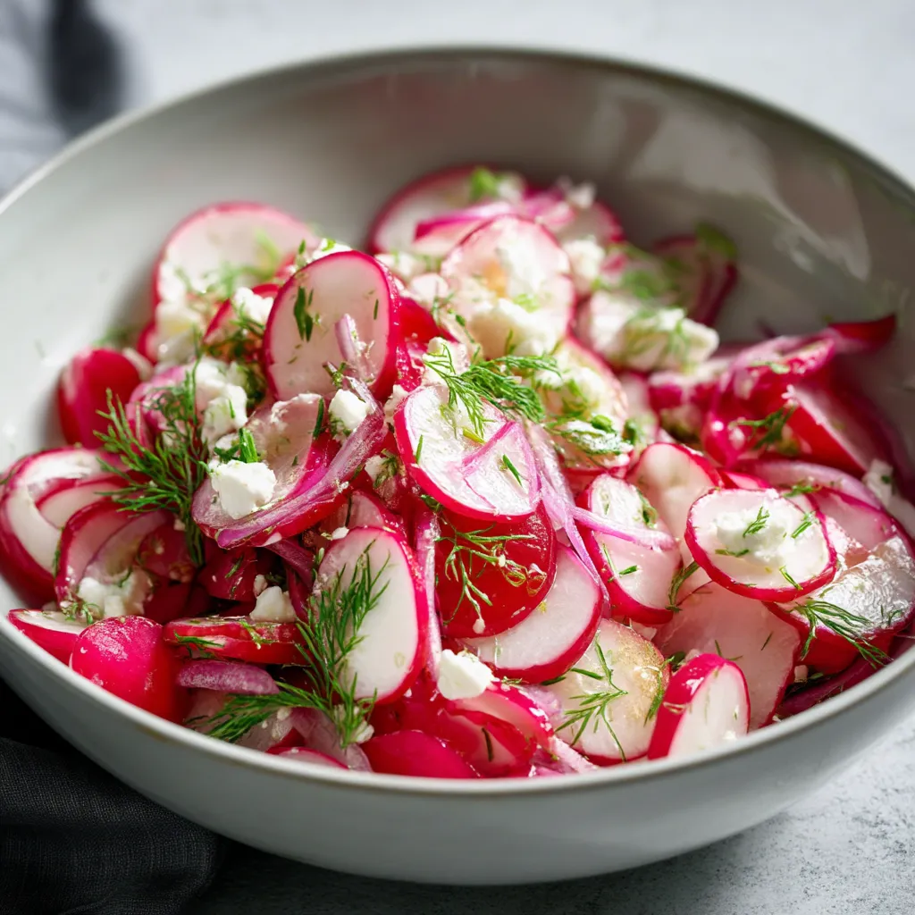 Radish Salad Plate