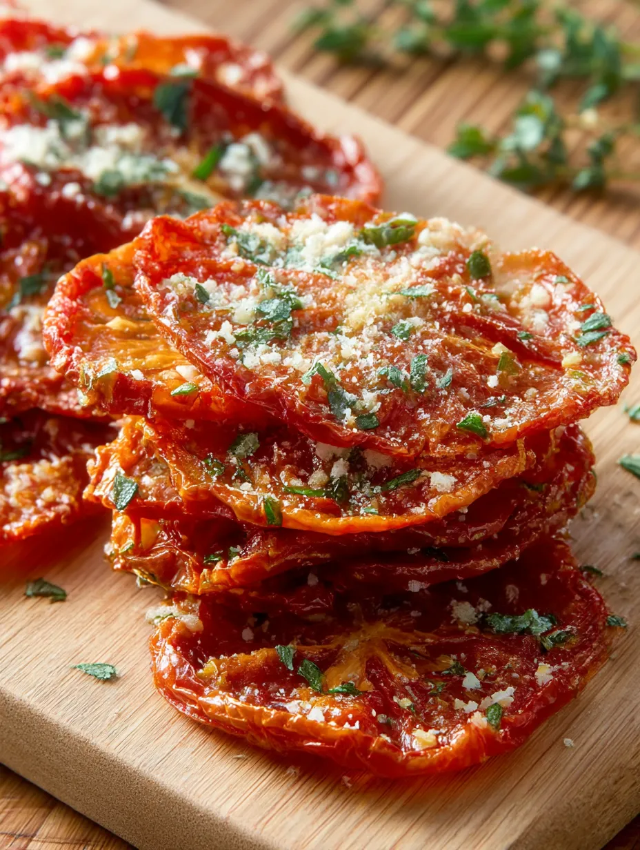 Homestyle Crispy Parmesan Tomato Chips.