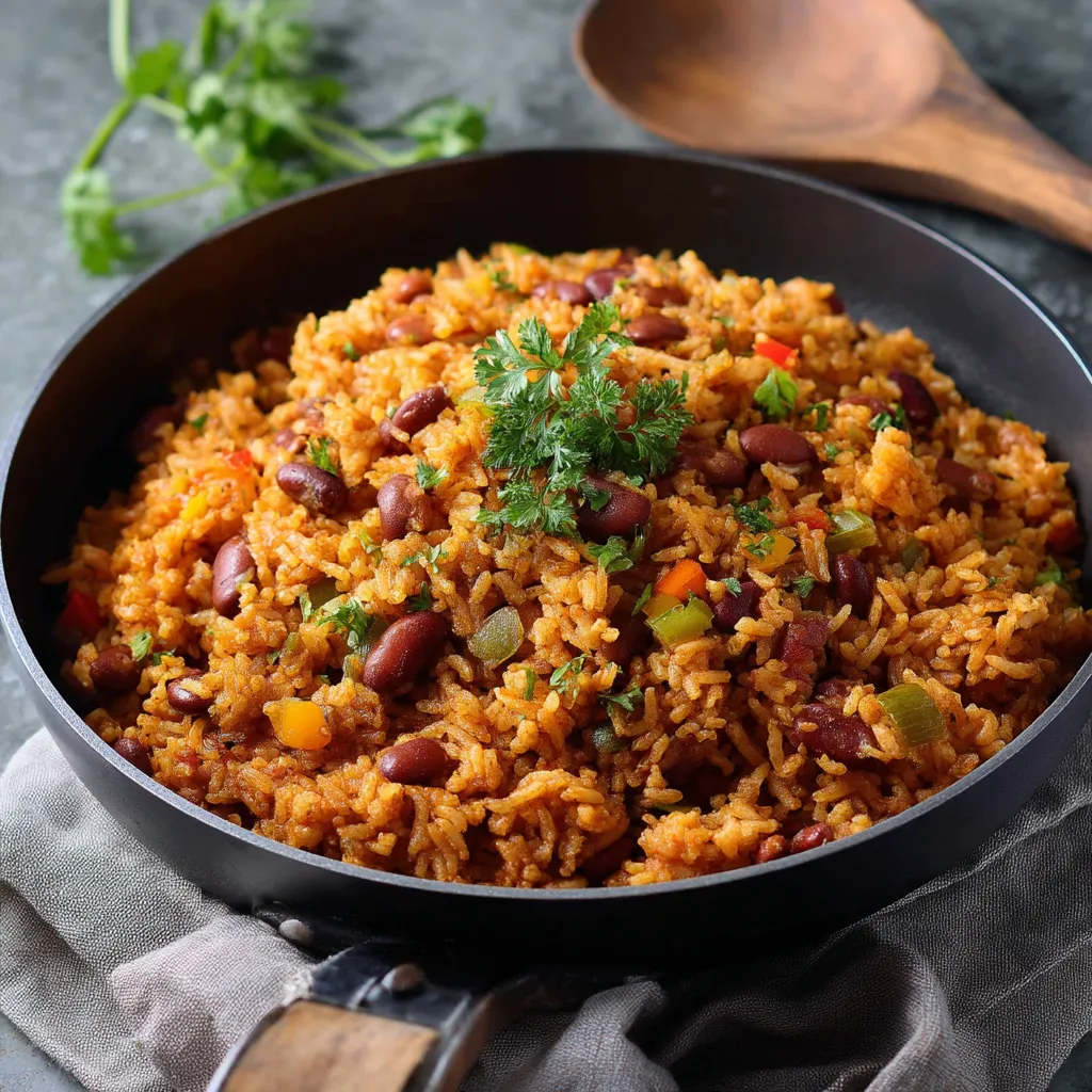 Spanish Rice Beans Meal