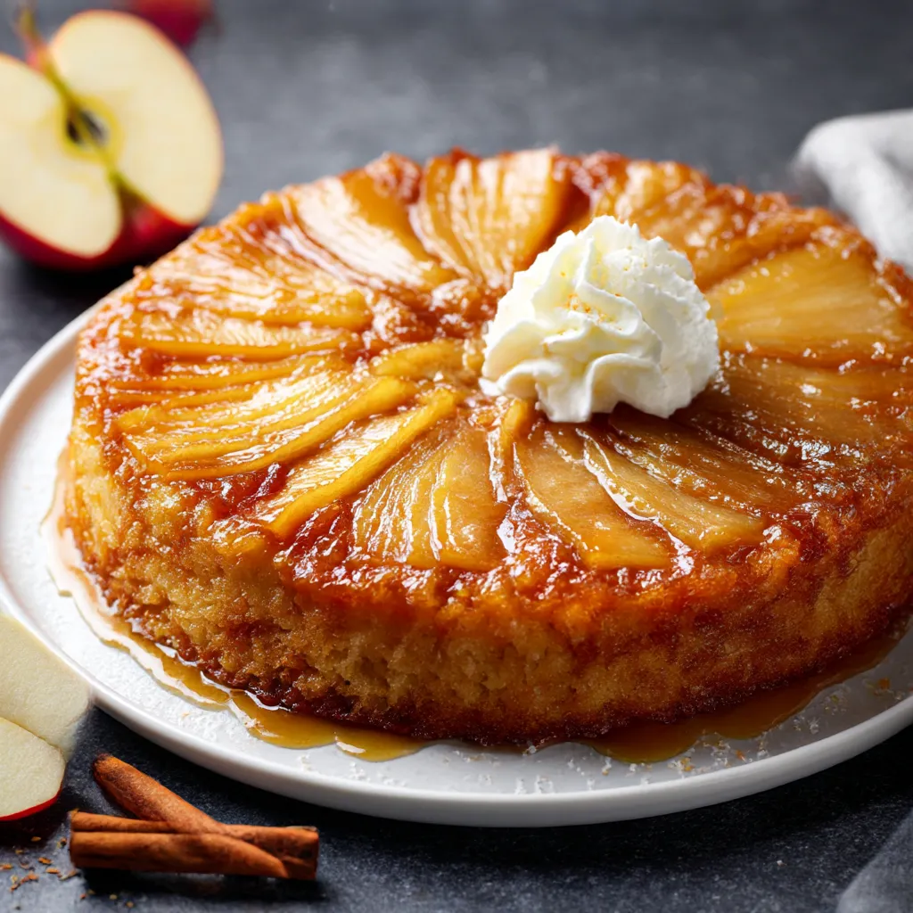 Easy Apple Caramel Cake