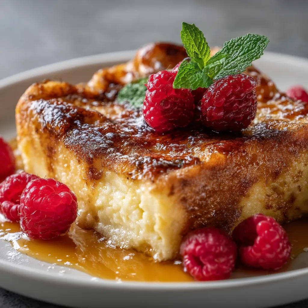 Buttery Crème Brûlée French Toast Casserole