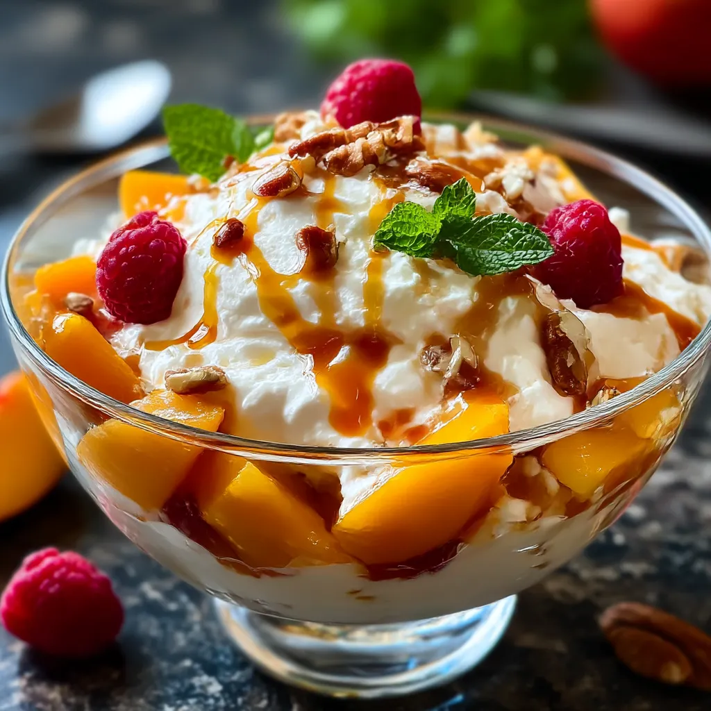 Millionaire Peach Salad Bowl