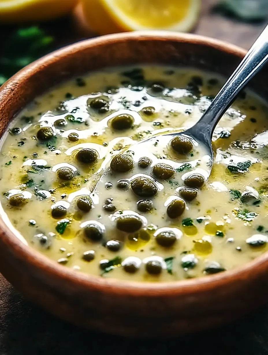 Quick lemon caper sauce with minimal effort.
