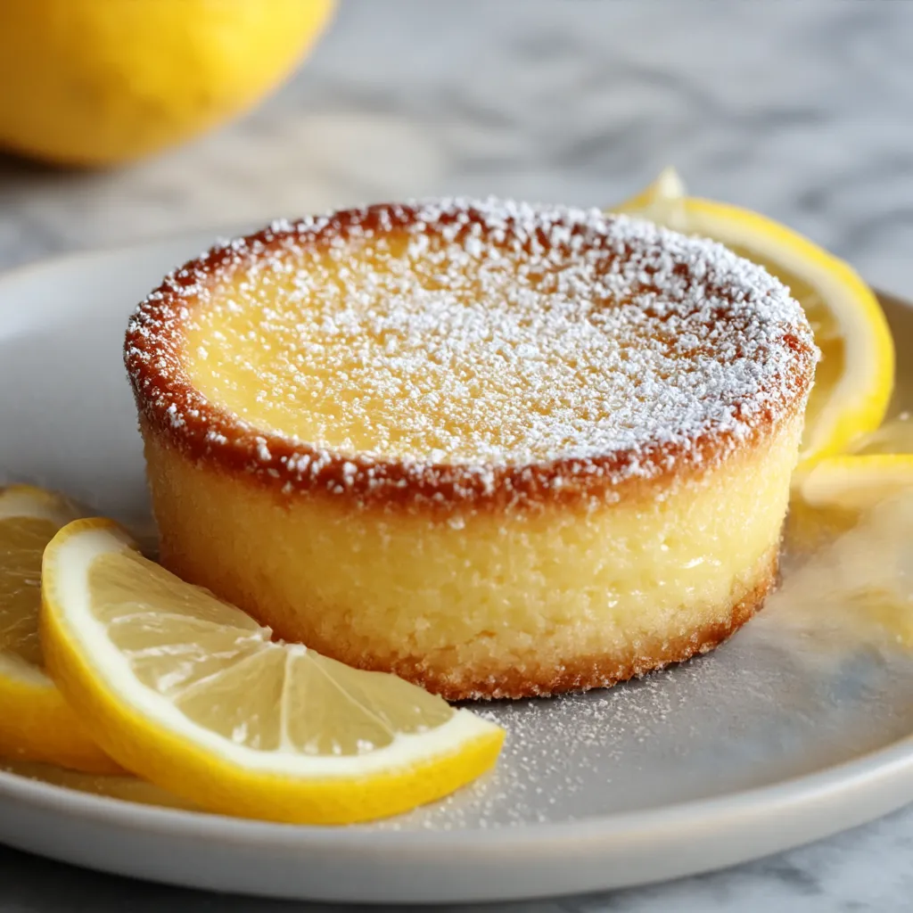 Effortless Baby Lemon Impossible Pies