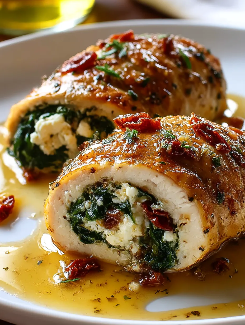 A serving of Rolled Up Chicken.
