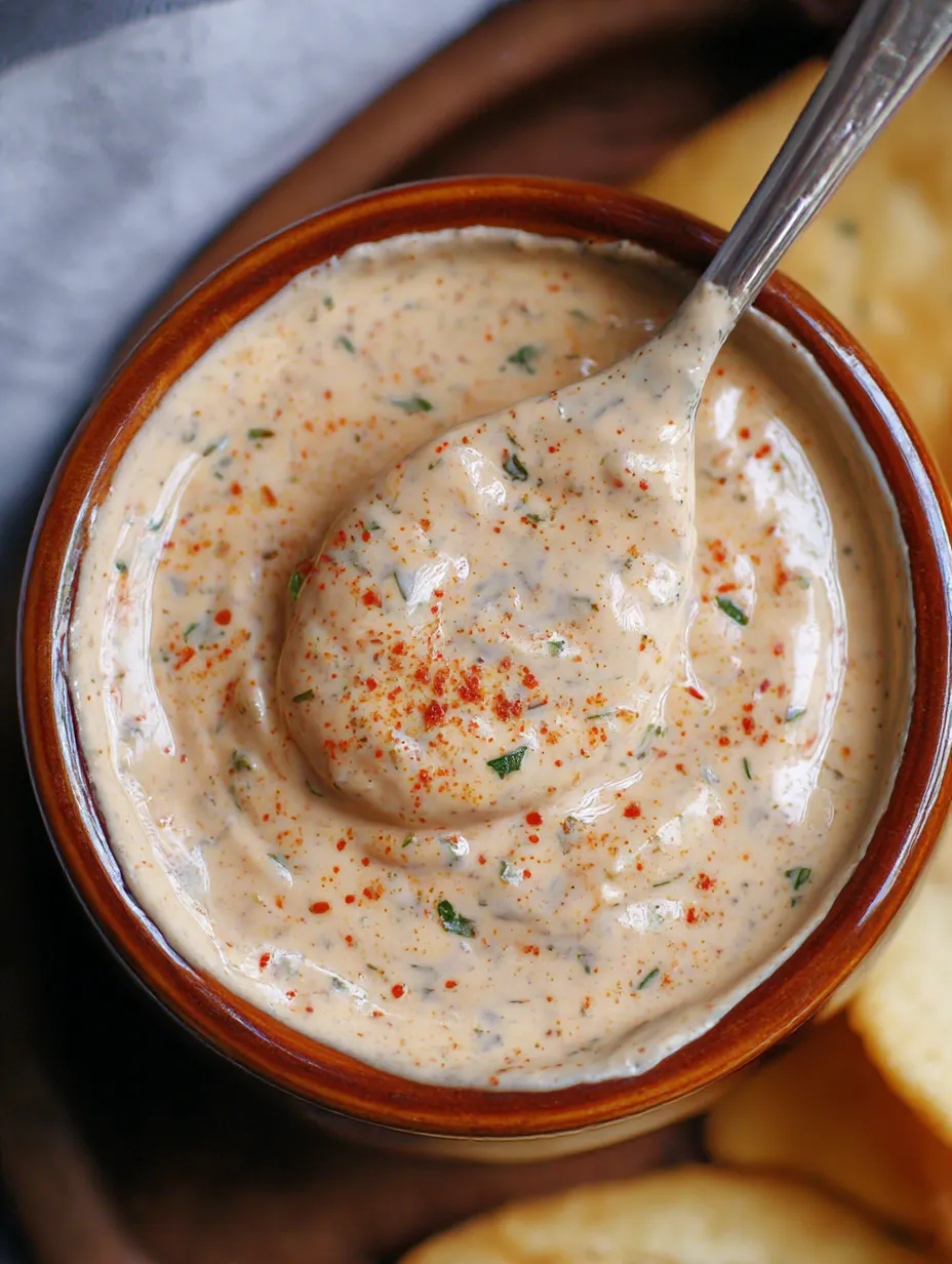 A bowl with Louisiana-style remoulade sauce.