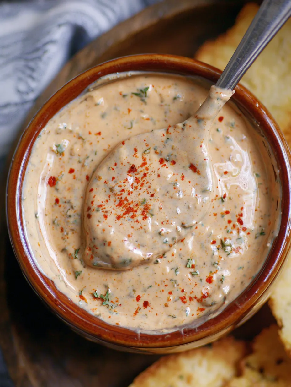Easy Louisiana-style Remoulade Sauce in a bowl.