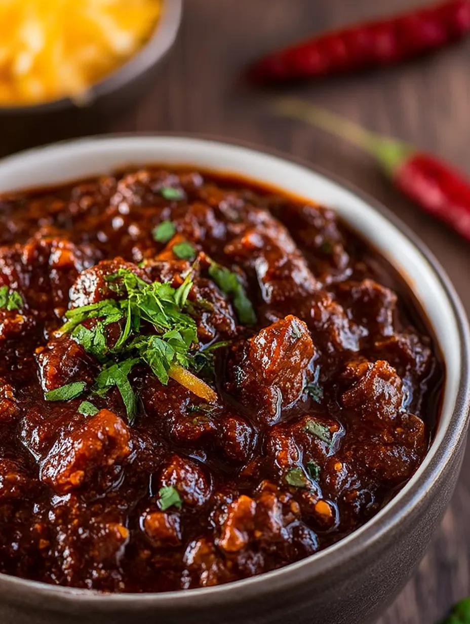A bowl packed with Korean Chile Con Carne goodness.